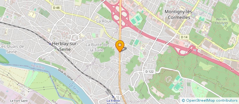 localisation de l'entreprise MONSIEUR ARISTHID CHEUCHEU CHEUCHEU  MONTIGNY-LES-CORMEILLES