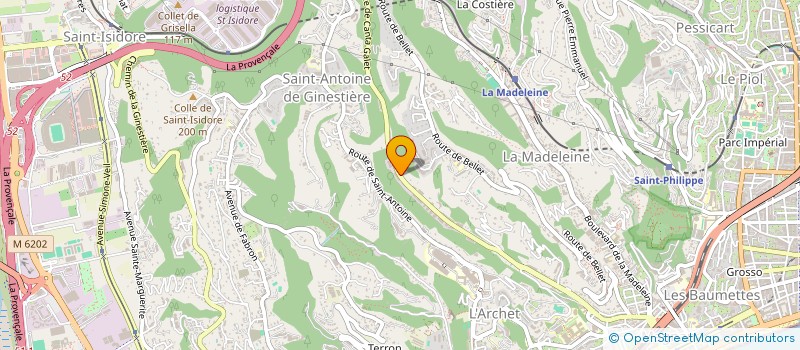 localisation de l'entreprise MONSIEUR ARISTICA PENTOIU  NICE