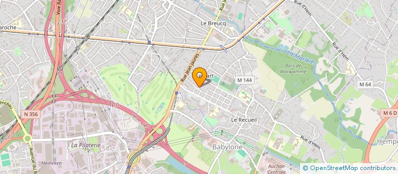 localisation de l'entreprise MONSIEUR ARISTIDE BACRO à VILLENEUVE-D'ASCQ