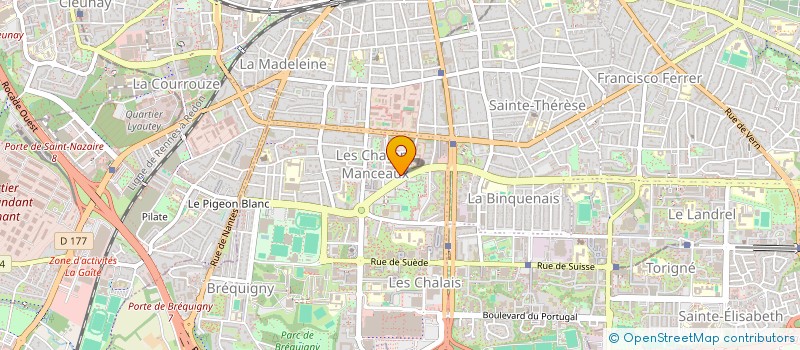 localisation de l'entreprise MONSIEUR ARISTIDE BOISNARD  RENNES