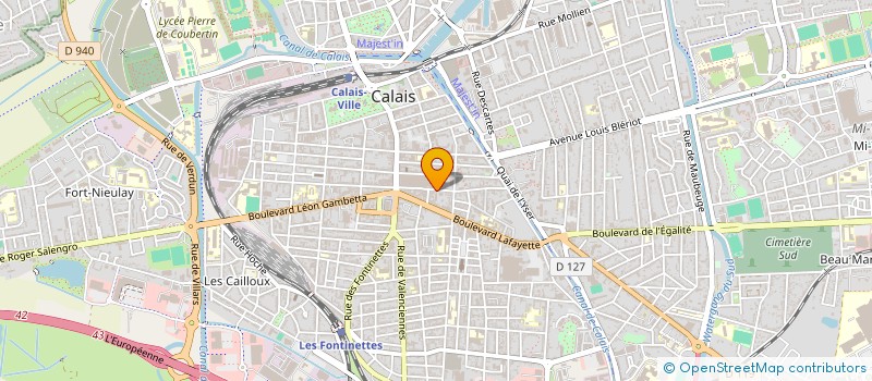 localisation de l'entreprise MONSIEUR ARISTIDE CARDON à CALAIS