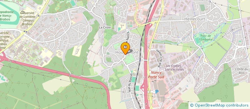 localisation de l'entreprise MONSIEUR ARISTIDE DIPANDA  HOUDEMONT