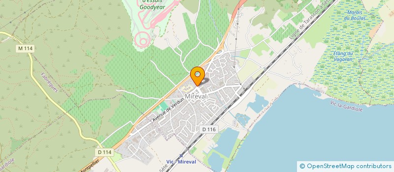 localisation de l'entreprise MONSIEUR ARISTIDE FOULQUIER  MIREVAL