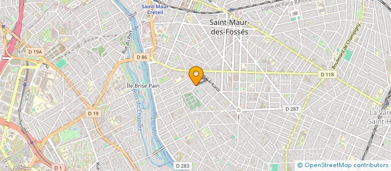 localisation de l'entreprise MONSIEUR ARISTIDE HIEGEL à SAINT-MAUR-DES-FOSSES