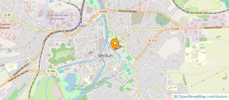 localisation de l'entreprise MONSIEUR ARISTIDE LOGGOUET à VERDUN