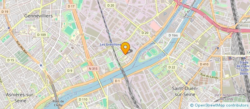 localisation de l'entreprise MONSIEUR ARISTIDE MAYEMBO  ASNIERES-SUR-SEINE