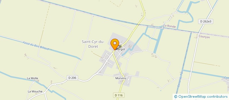 localisation de l'entreprise MONSIEUR ARISTIDE PARPAY  SAINT-CYR-DU-DORET