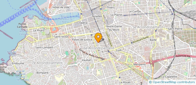 localisation de l'entreprise MONSIEUR ARISTIDE POMMIER  MARSEILLE