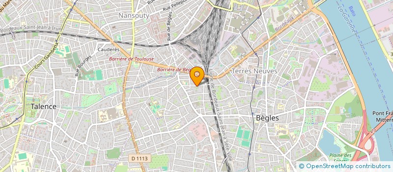 localisation de l'entreprise MONSIEUR ARISTIDE QUEAU à BEGLES