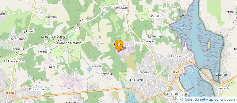 localisation de l'entreprise MONSIEUR ARISTIDE SPIES  LA TRINITE-SUR-MER