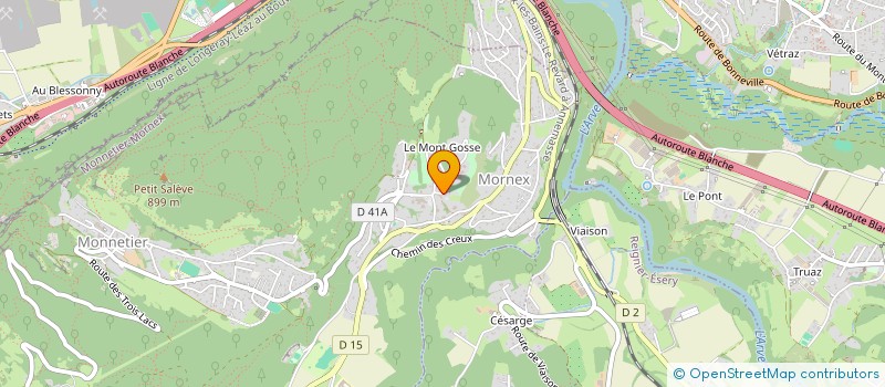 localisation de l'entreprise MONSIEUR ARISTIDE WION  MONNETIER-MORNEX