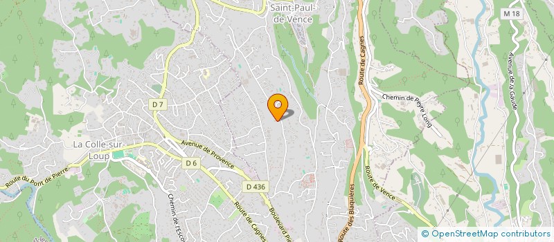localisation de l'entreprise MONSIEUR ARISTIDE ZANCARELLI à SAINT-PAUL-DE-VENCE