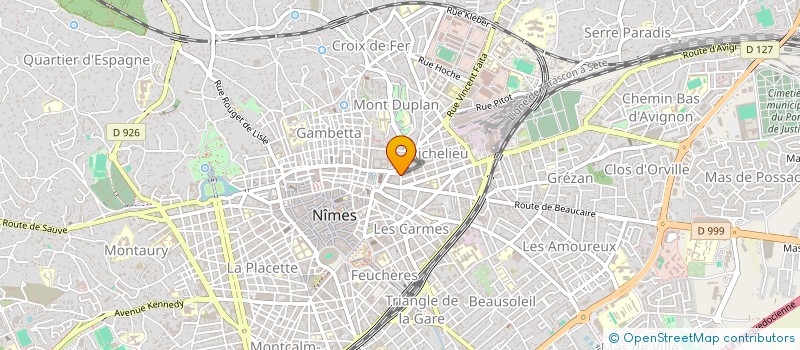 localisation de l'entreprise MONSIEUR ARISTIDES DE CARVALHO à NIMES