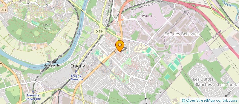 localisation de l'entreprise MONSIEUR ARISTON MBAWA à ERAGNY-SUR-OISE