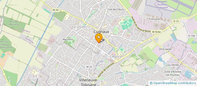 localisation de l'entreprise MONSIEUR ARISTOTE KPEKERE  CUGNAUX