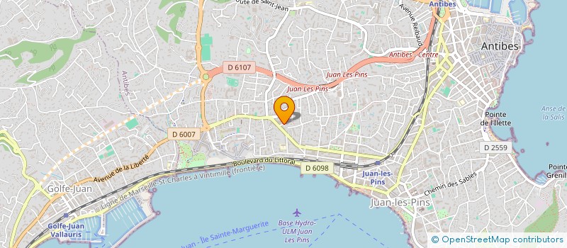 localisation de l'entreprise MONSIEUR ARITON ZADUF à ANTIBES