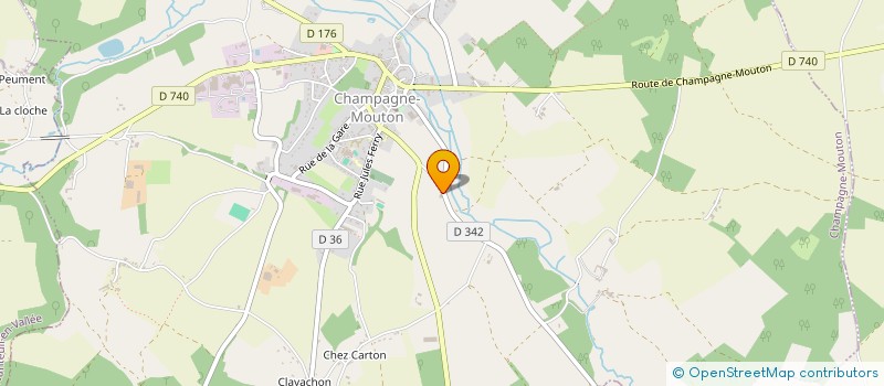 localisation de l'entreprise MONSIEUR ARJAN SCHIPPERS  CHAMPAGNE-MOUTON