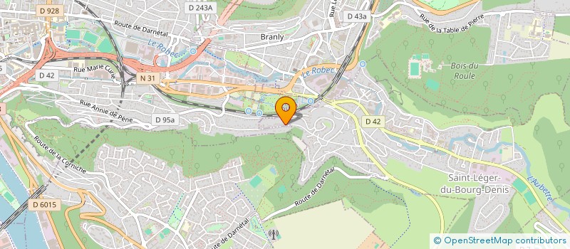 localisation de l'entreprise MONSIEUR ARKADI KARAMYAN  SAINT-LEGER-DU-BOURG-DENIS