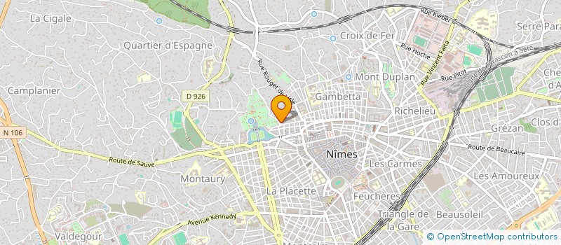 localisation de l'entreprise MONSIEUR ARKADIUSZ BALDYGA  NIMES