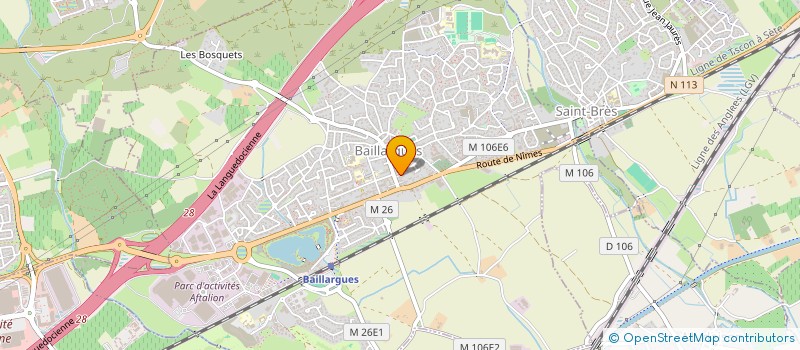 localisation de l'entreprise MONSIEUR ARKADIUSZ GLAZEWSKI à BAILLARGUES