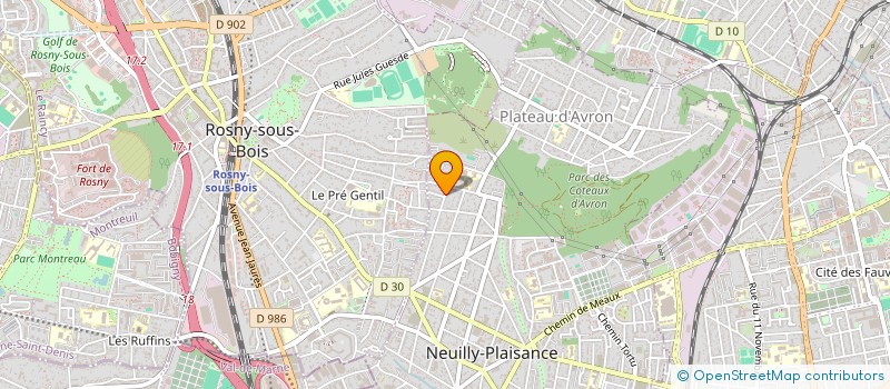 localisation de l'entreprise MONSIEUR ARKADIUSZ GRUL  NEUILLY-PLAISANCE