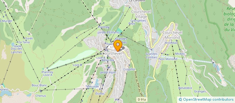 localisation de l'entreprise MONSIEUR ARKADIUSZ GRUSCHKA à COURCHEVEL