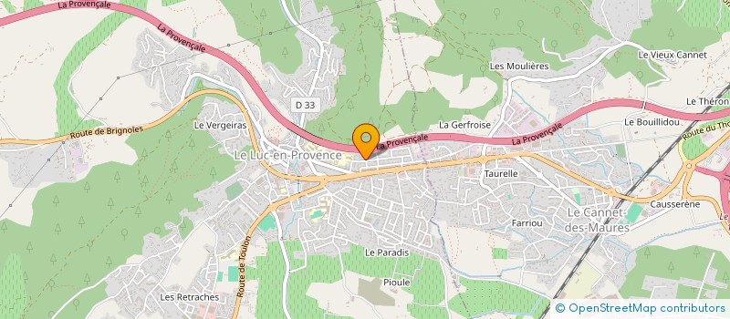 localisation de l'entreprise MONSIEUR ARKADIUSZ NOWAK  LE LUC