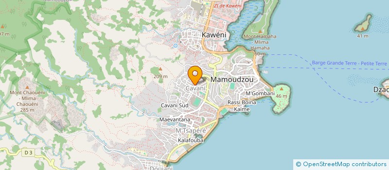 localisation de l'entreprise MONSIEUR ARKANE MOHAMED à MAMOUDZOU