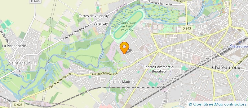 localisation de l'entreprise MONSIEUR ARLETTE SULPICE à CHATEAUROUX
