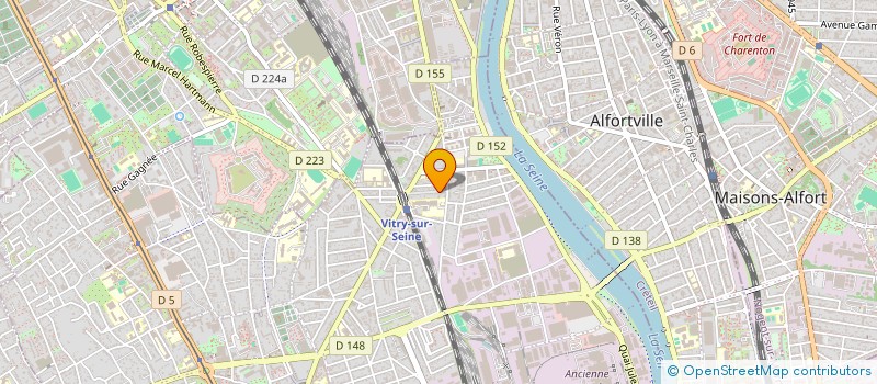 localisation de l'entreprise MONSIEUR ARLEY BISPO DA SILVA  VITRY-SUR-SEINE