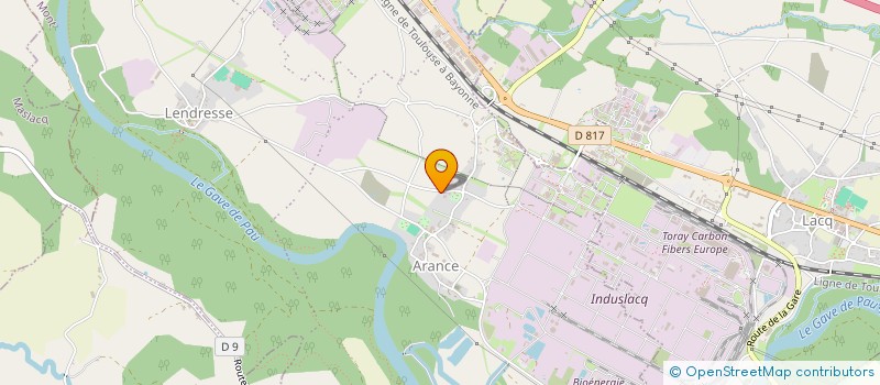 localisation de l'entreprise MONSIEUR ARLINDO CASIMIRO DIAS BARATA  MASLACQ