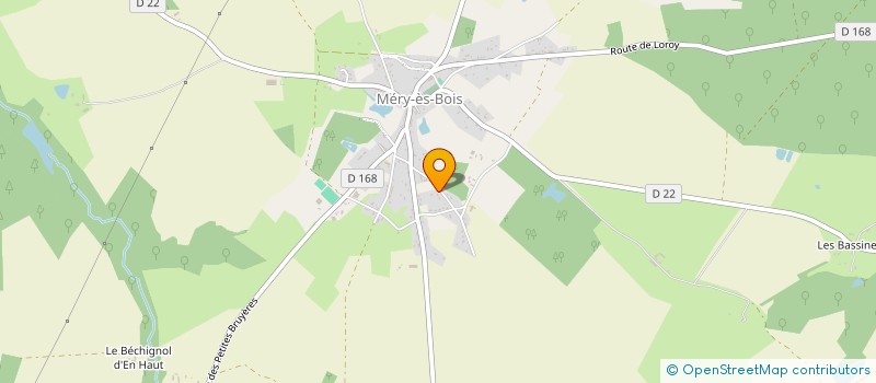 localisation de l'entreprise MONSIEUR ARLINDO DE CARVALHO ALVES  MERY-ES-BOIS