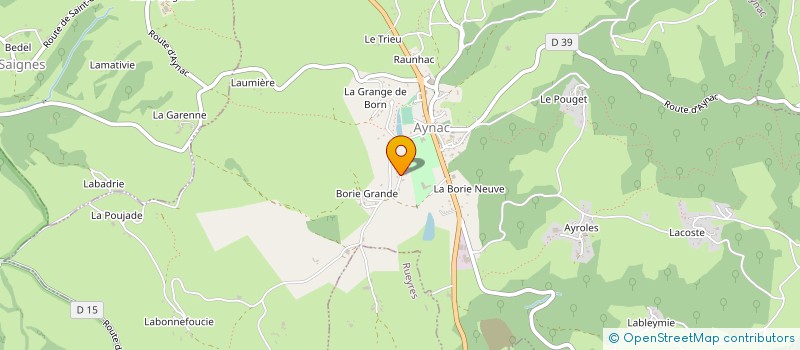 localisation de l'entreprise MONSIEUR ARLINDO PEDROSA DA CRUZ à AYNAC