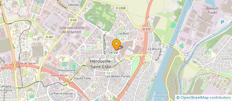 localisation de l'entreprise MONSIEUR ARLODY KANDA  HEROUVILLE-SAINT-CLAIR