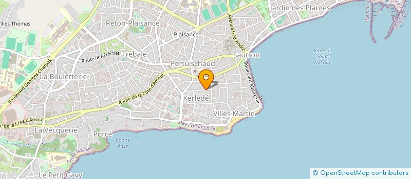 localisation de l'entreprise MONSIEUR ARMAEL ROSIERE  SAINT-NAZAIRE