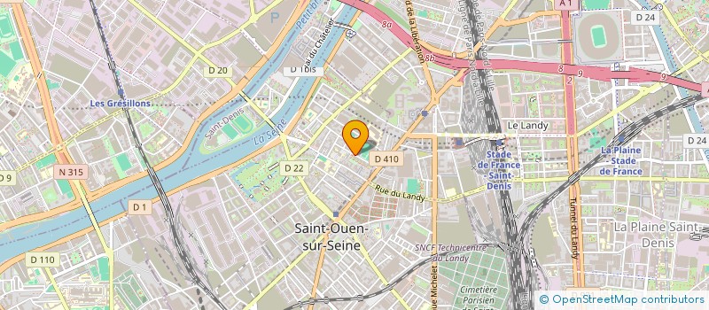 localisation de l'entreprise MONSIEUR ARMAN ANDREASYAN à SAINT-OUEN-SUR-SEINE
