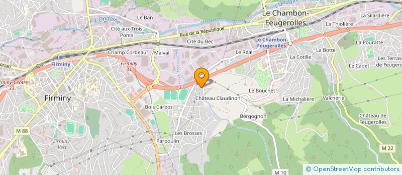 localisation de l'entreprise MONSIEUR ARMAN DOGANER  LE CHAMBON-FEUGEROLLES