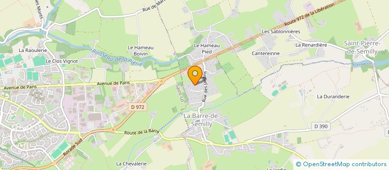 localisation de l'entreprise MONSIEUR ARMAN IVANIAN  LA BARRE-DE-SEMILLY