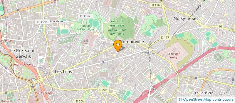 localisation de l'entreprise MONSIEUR ARMAN KARAHASANOVIC à ROMAINVILLE