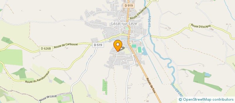 localisation de l'entreprise MONSIEUR ARMAN KIRTAY à LEZAT-SUR-LEZE