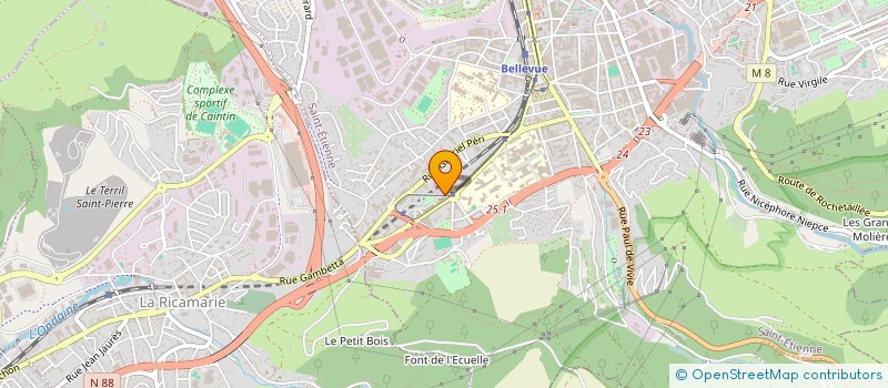 localisation de l'entreprise MONSIEUR ARMAN MELKONYAN  SAINT-ETIENNE