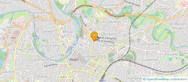 localisation de l'entreprise MONSIEUR ARMAN NOORI  NIORT