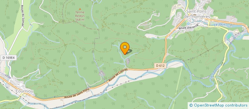 localisation de l'entreprise MONSIEUR ARMAN ROSTAM  SAINT-PONS-DE-THOMIERES