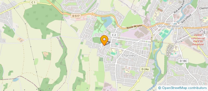 localisation de l'entreprise MONSIEUR ARMAN YEGIAZARYAN  CHARVIEU-CHAVAGNEUX