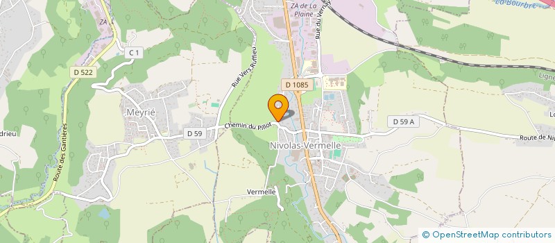 localisation de l'entreprise MONSIEUR ARMAND ABBE  NIVOLAS-VERMELLE