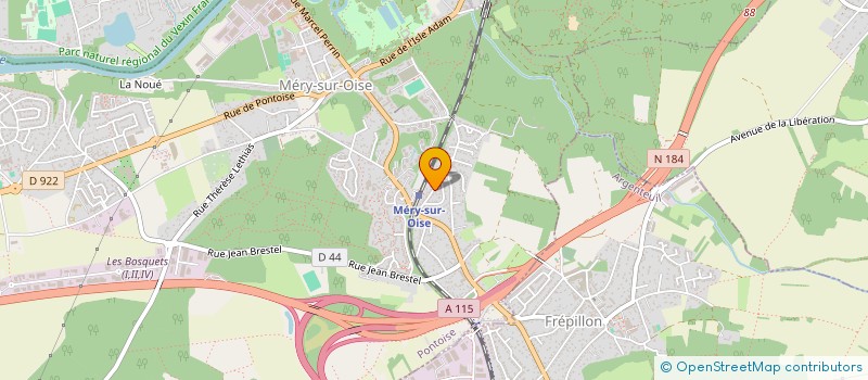 localisation de l'entreprise MONSIEUR ARMAND ALVES  MERY-SUR-OISE