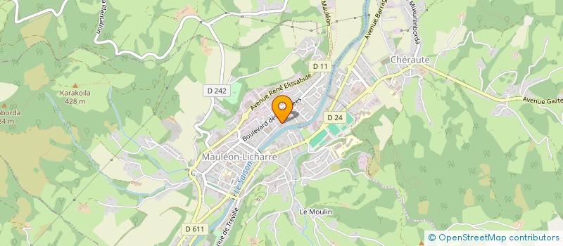 localisation de l'entreprise MONSIEUR ARMAND ARCOUNDO à MAULEON-LICHARRE