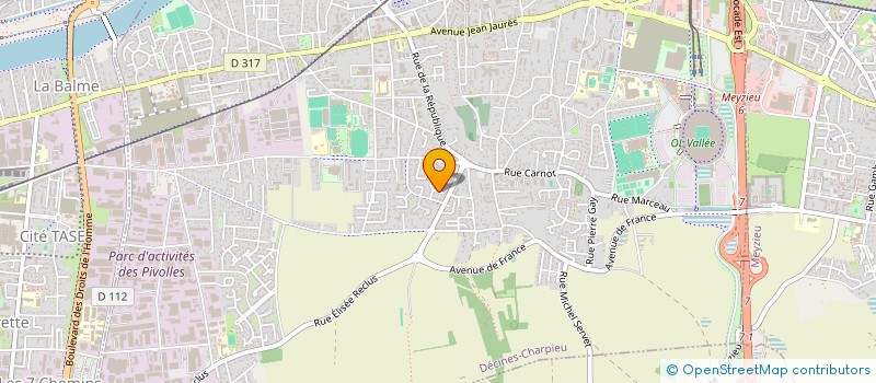 localisation de l'entreprise MONSIEUR ARMAND ARZUMAN  DECINES-CHARPIEU