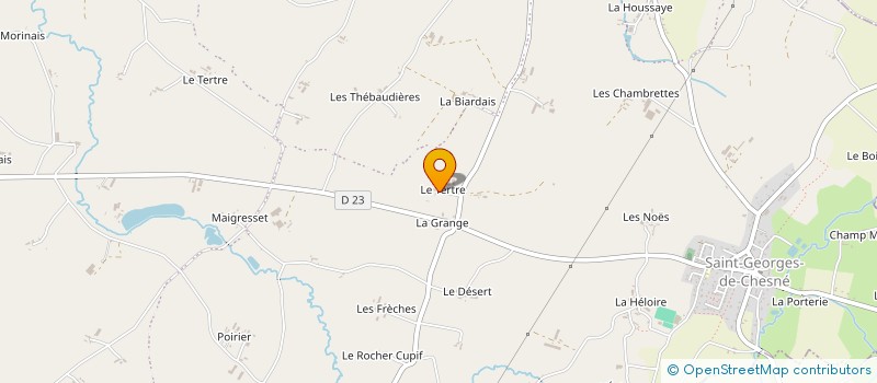 localisation de l'entreprise MONSIEUR ARMAND AUFFRAY  RIVES-DU-COUESNON