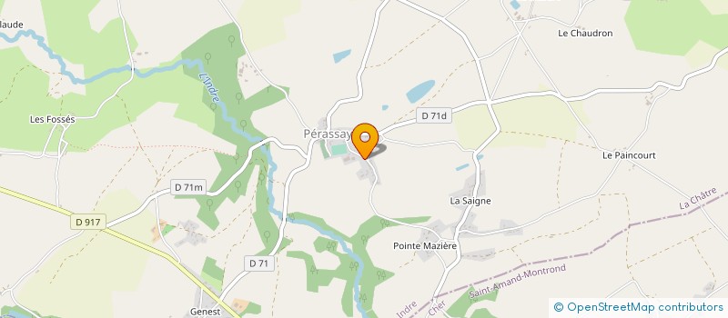 localisation de l'entreprise MONSIEUR ARMAND AUROY à PERASSAY